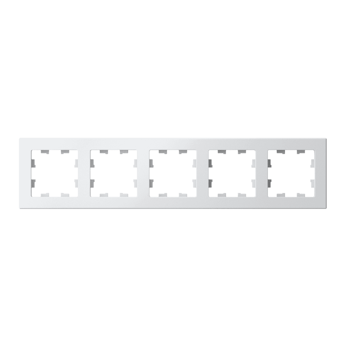 Рамка для выключателей и розеток Systeme (Schneider) Electric AtlasDesign 5-местная ATN000105 (белая)