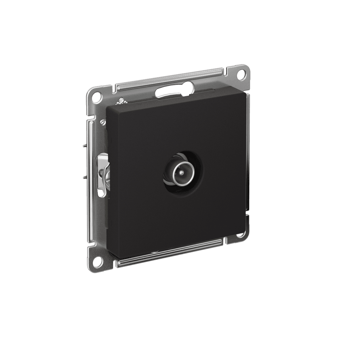 Розетка TV антенная Systeme Electric ATLASDESIGN карбон ATN001093 — Electrica Shop