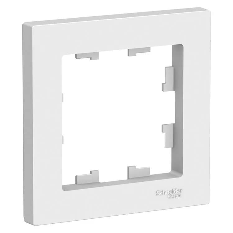 Рамка 1-постовая Systeme Electric ATLASDESIGN ATN000101 (белая) - старое фото