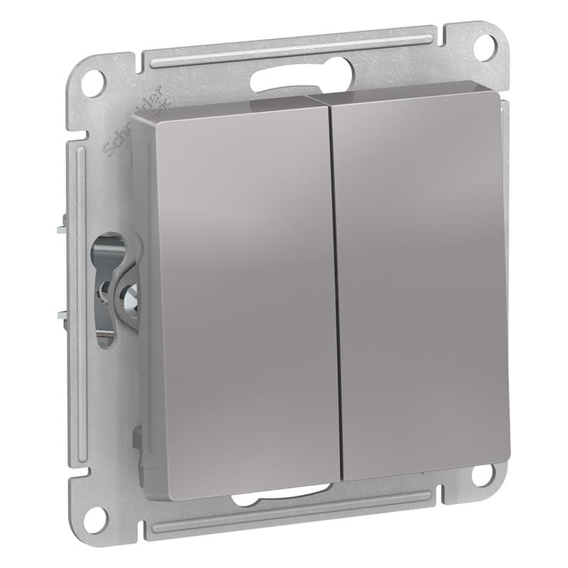 Выключатель Schneider Electric AtlasDesign алюминий ATN000351