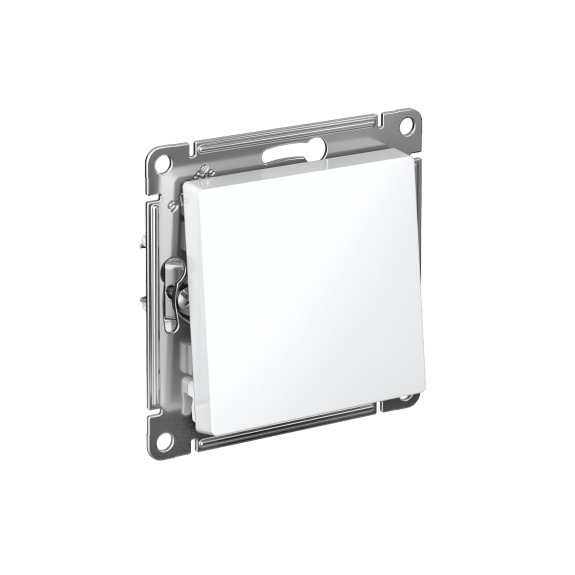 Выключатель 1-кнопочный Systeme Electric (Schneider) AtlasDesign ATN000115 (белый)