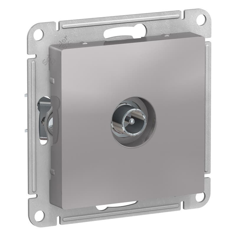 Розетка TV оконечная Schneider Electric ATLASDESIGN алюминий ATN000391