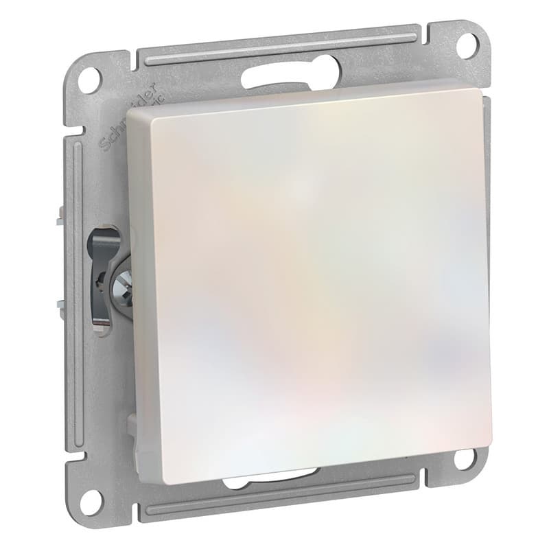Выключатель одноклавишный Schneider Electric AtlasDesign жемчуг ATN000411