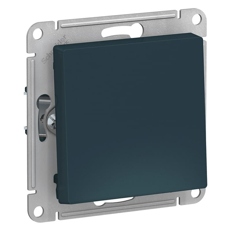 Выключатель одноклавишный Schneider Electric AtlasDesign изумруд ATN000811