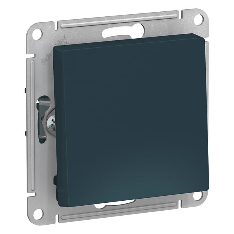 Выключатель одноклавишный перекрестный Schneider Electric AtlasDesign изумруд ATN000871