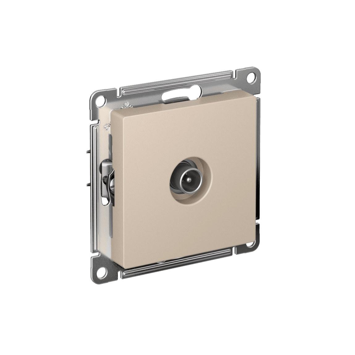 Розетка TV одиночная Schneider Electric AtlasDesign песочный ATN001293