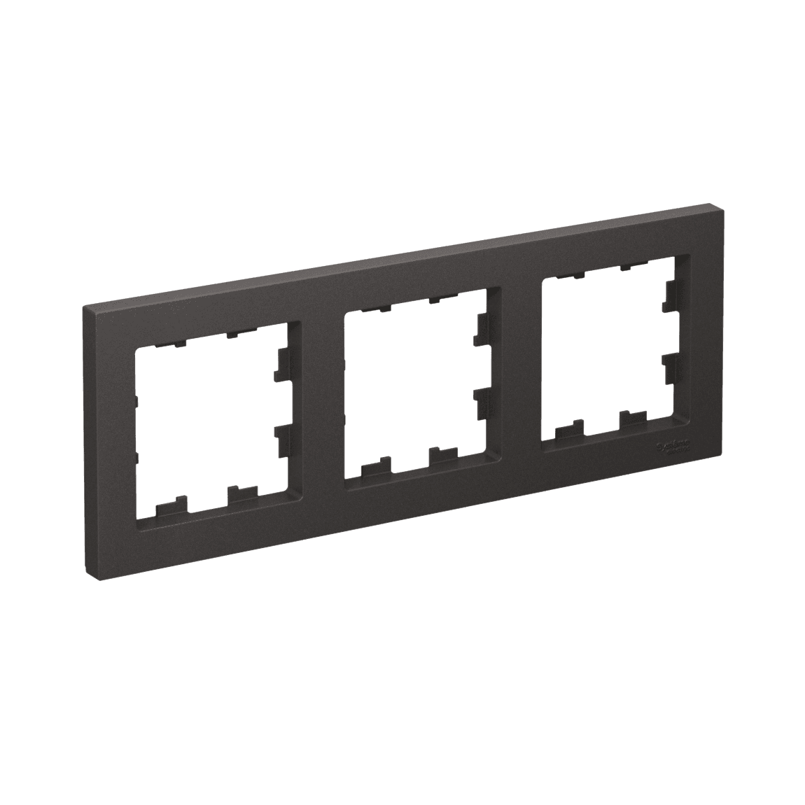 Рамка Schneider Electric AtlasDesign 3-местная базальт ATN001403