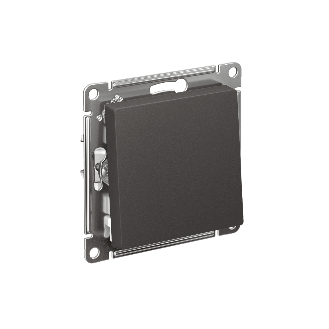 Выключатель одноклавишный Schneider Electric AtlasDesign базальт ATN001411