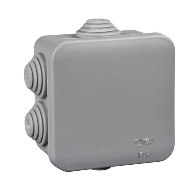 Коробка распаячная Systeme Electric IMT35090 для открытого монтажа, пластиковая, с крышкой