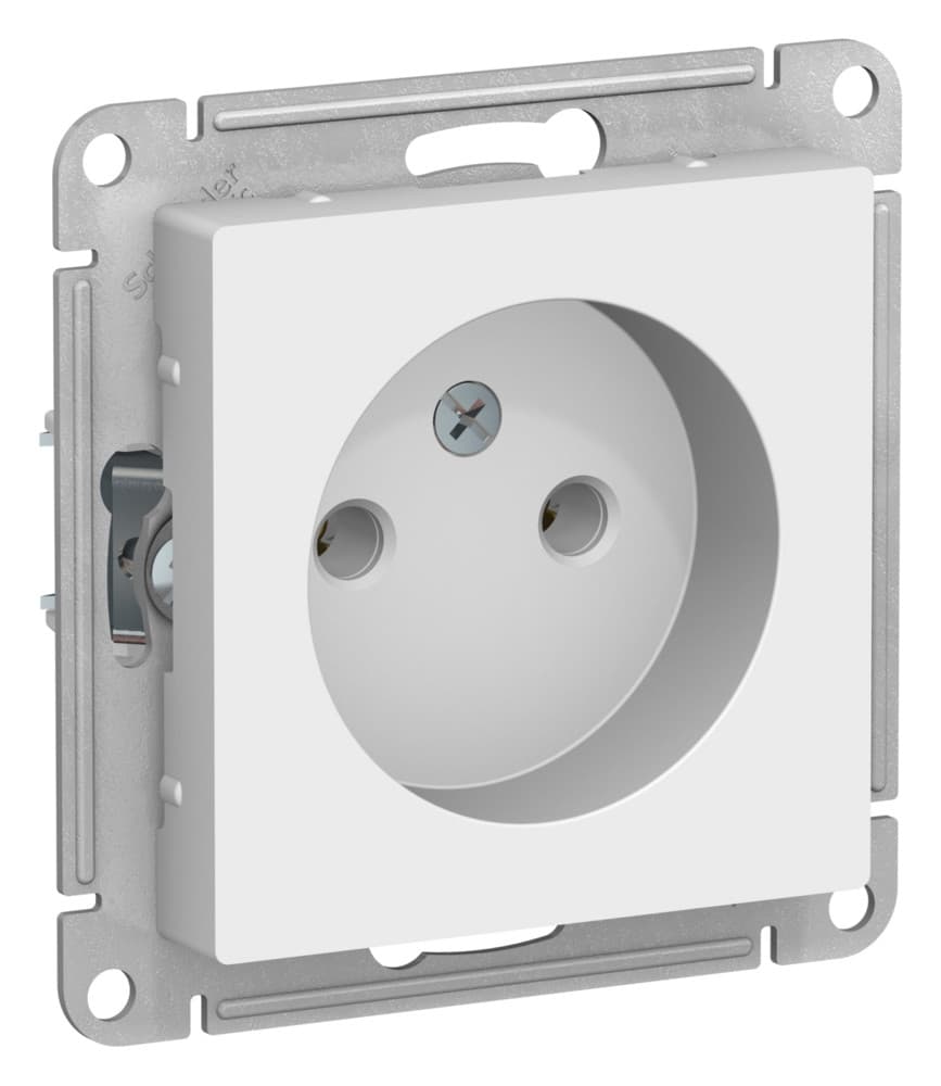 Розетка без заземления Schneider Electric AtlasDesign лотос ATN001341
