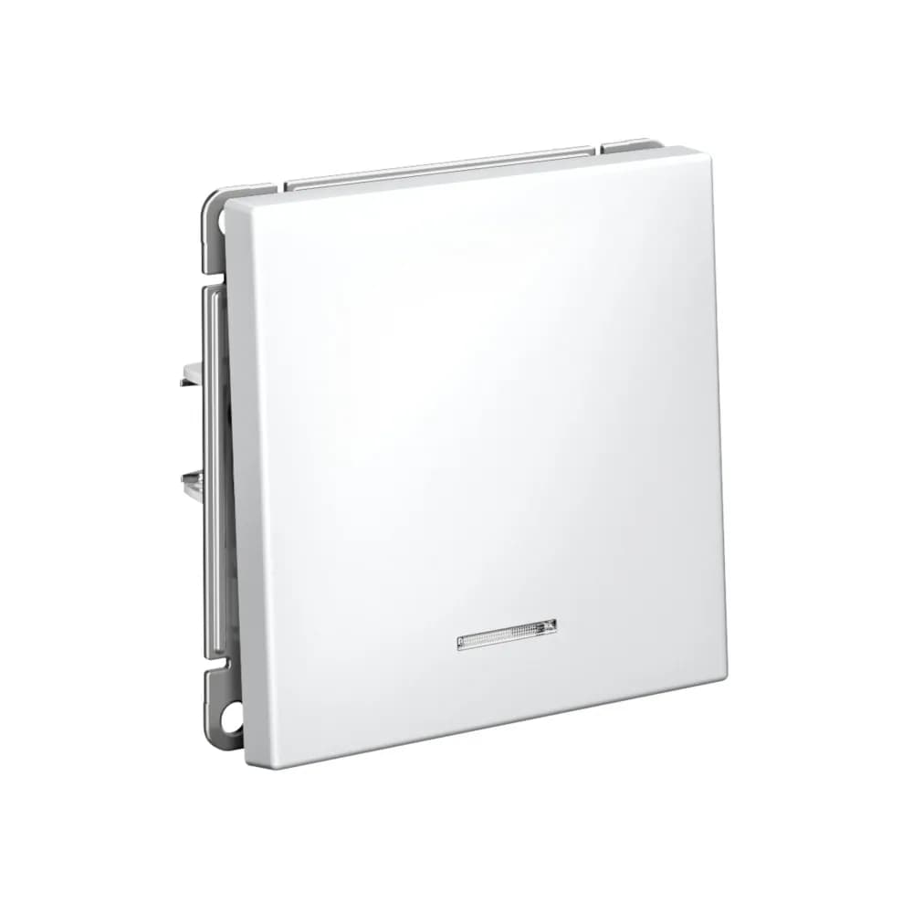 Выключатель одноклавишный с подсветкой Systeme Electric (Schneider) ArtGallery, цвет лотос