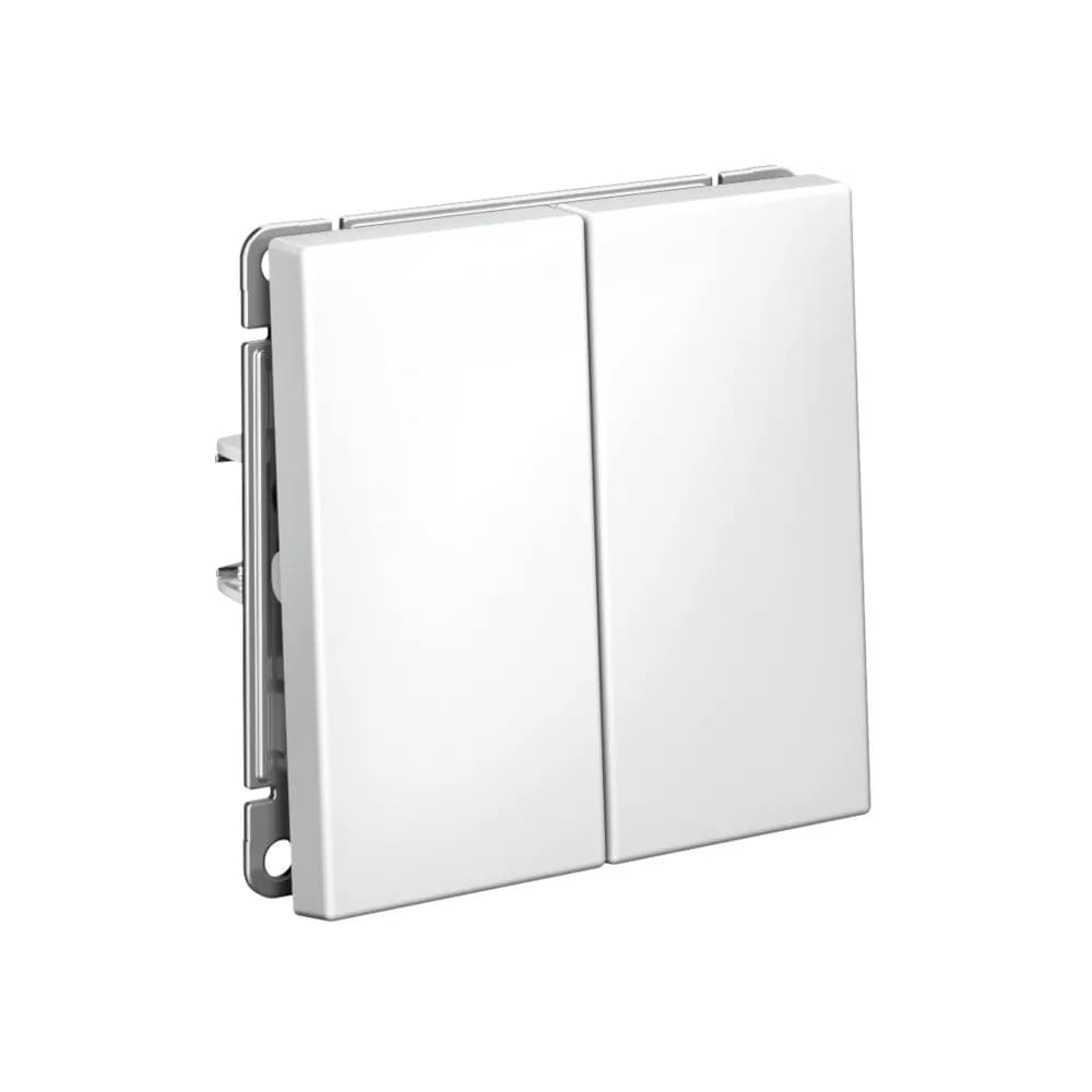 Выключатель двухкнопочный Systeme Electric (Schneider) ArtGallery, цвет лотос