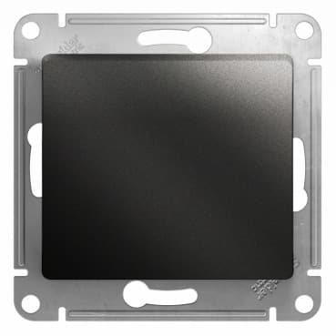 Выключатель проходной одноклавишный Schneider Electric Glossa антрацит GSL000761