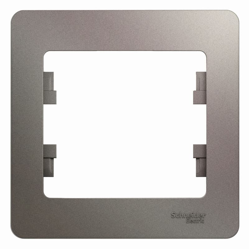 Рамка 1-местная Schneider Electric Glossa цвет платина GSL001201 для розеток и выключателей