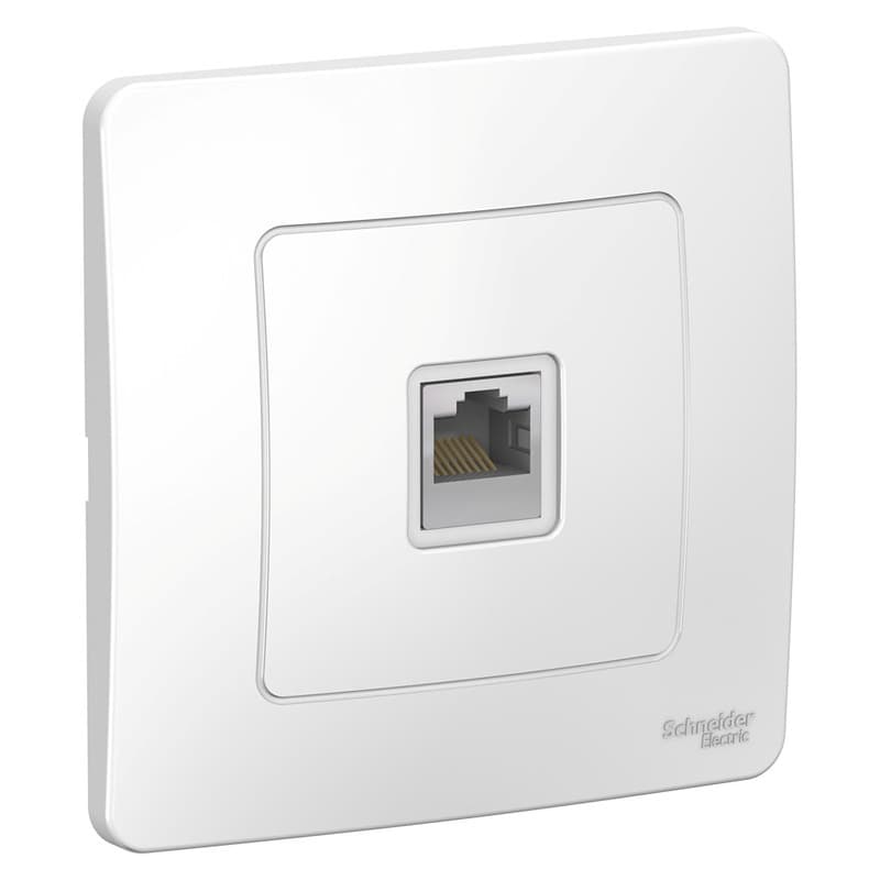 Розетка компьютерная Schneider Electric Blanca белый RJ-45 BLNIS045001