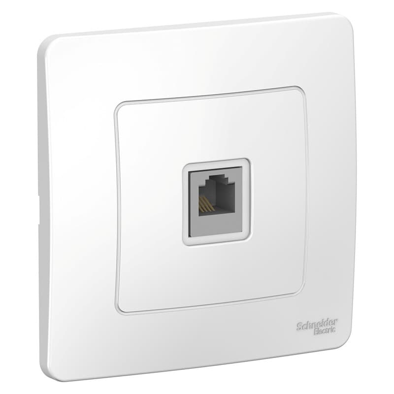 Розетка телефонная Schneider Electric Blanca белый RJ-11 BLNIS011001