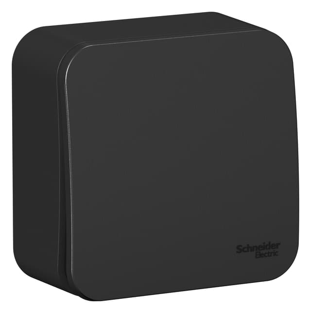 Выключатель одноклавишный проходной Systeme Electric Blanca BLNVA106016, цвет антрацит, для управления светом из двух мест.