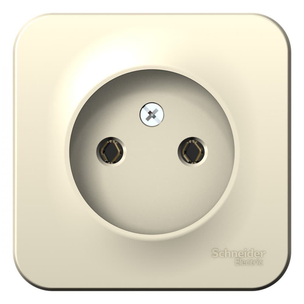 Розетка без заземления Systeme Electric Blanca BLNRA000112, цвет молочный.