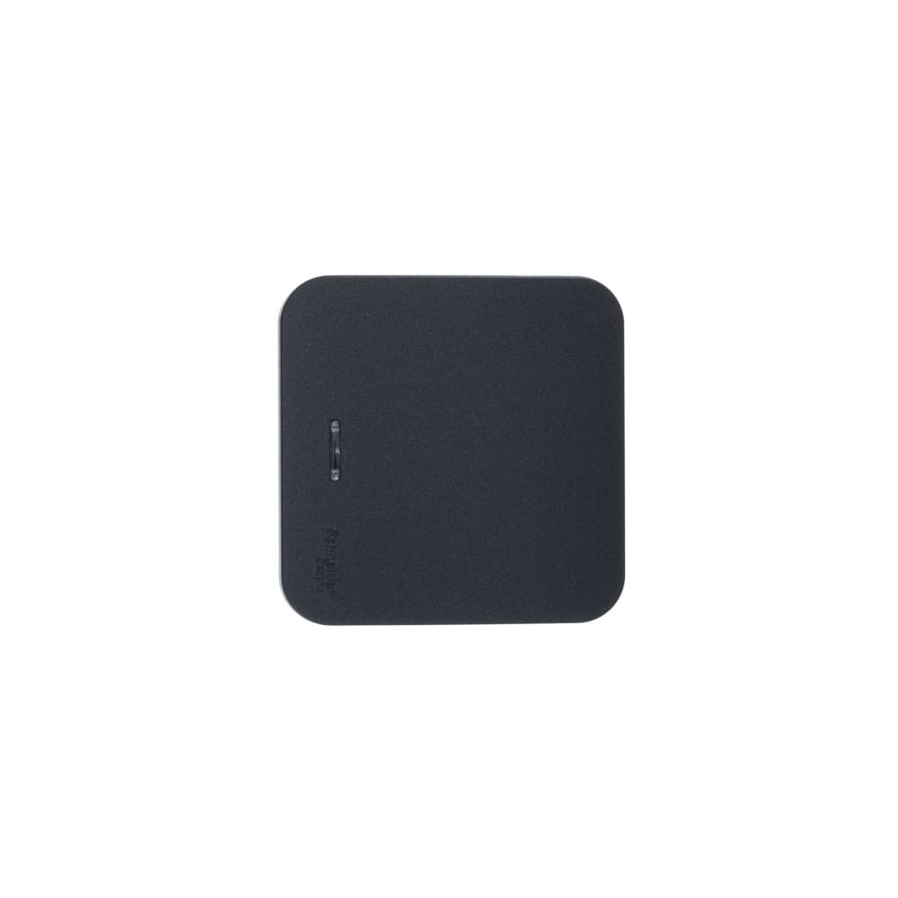 Выключатель 1-клавишный с подсветкой Systeme (Schneider) Electric Blanca BLNVA101116 (антрацит)