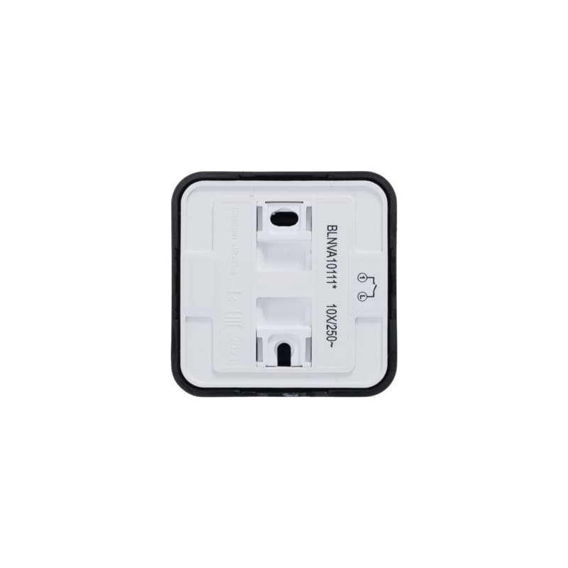 Выключатель 1-клавишный с подсветкой Systeme (Schneider) Electric Blanca BLNVA101116 (антрацит)