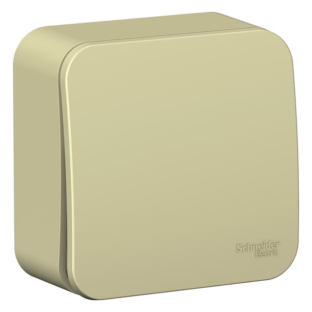 Выключатель одноклавишный Systeme Electric Blanca BLNVA101017, цвет бежевый, с рамкой.