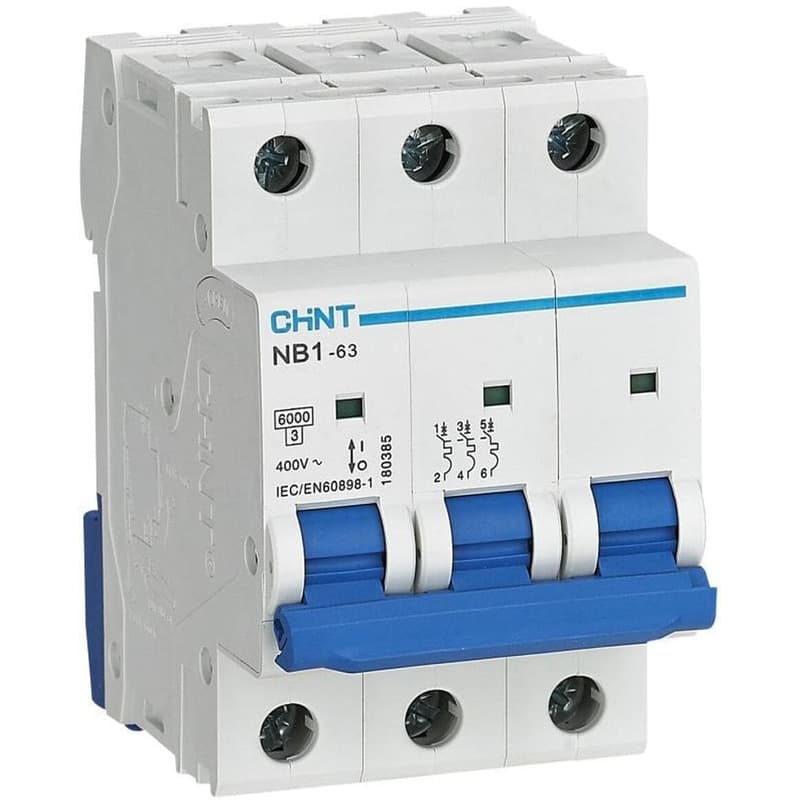 Автоматический выключатель Chint NB1-63 3P 20А C