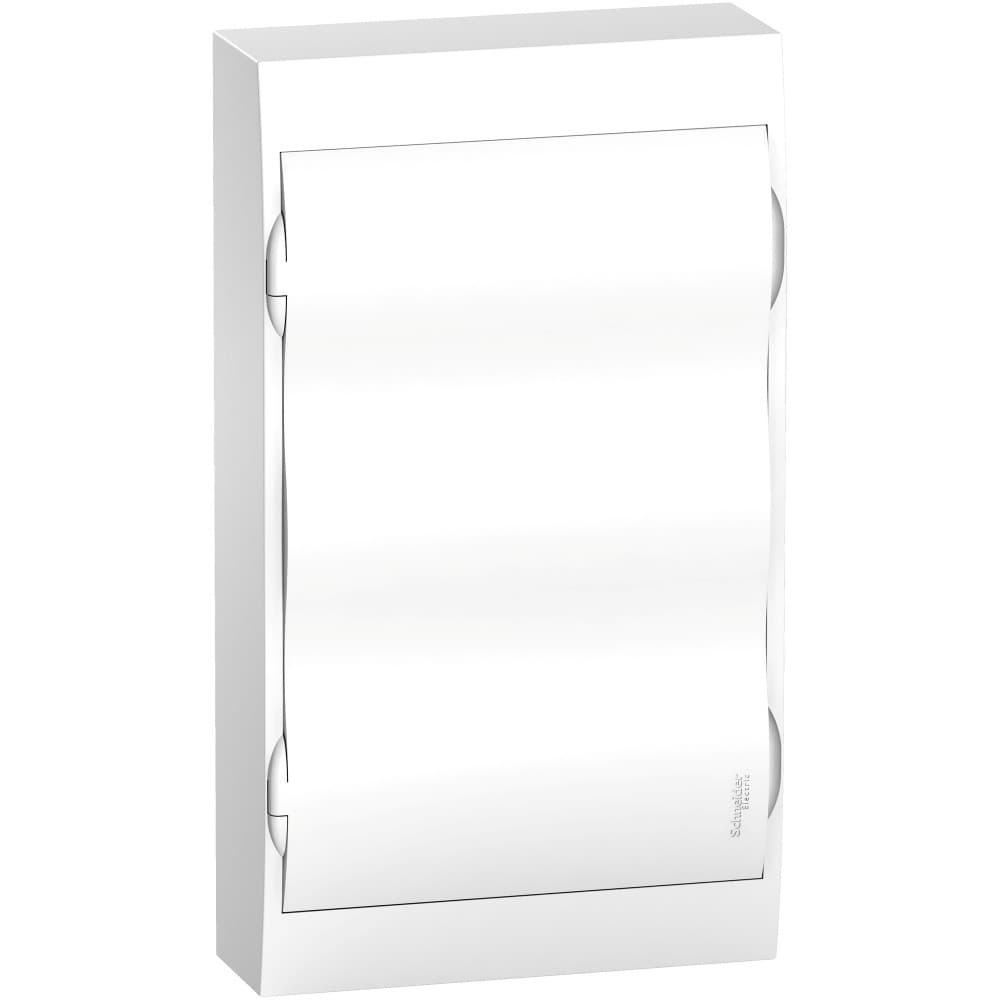 Бокс пластиковый навесной Systeme Electric City9 Box EZ9E312P2SRU, 3 ряда на 36 модулей, с белой дверцей, IP40, белый