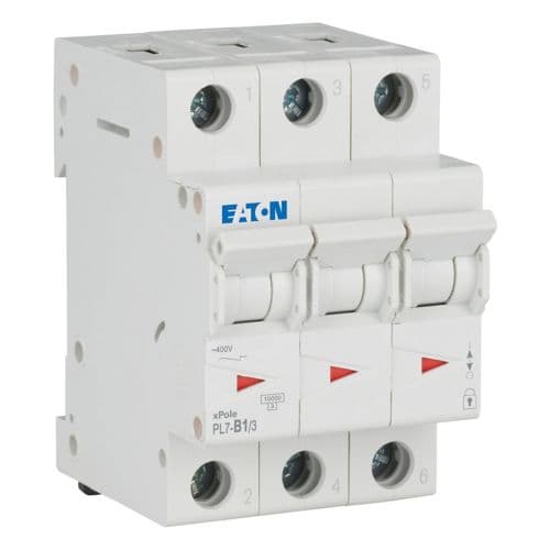 Автоматический выключатель Eaton PL7-B1/3, фото 4