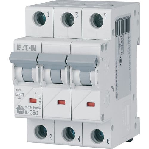 Автоматический выключатель Eaton HL-C6/3, фото 2