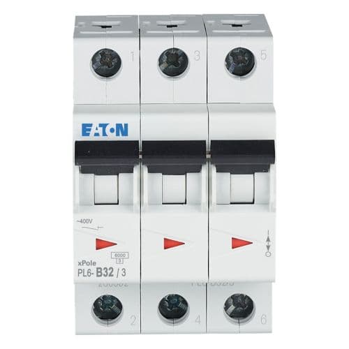 Автоматический выключатель Eaton PL6-B32/3, фото 3