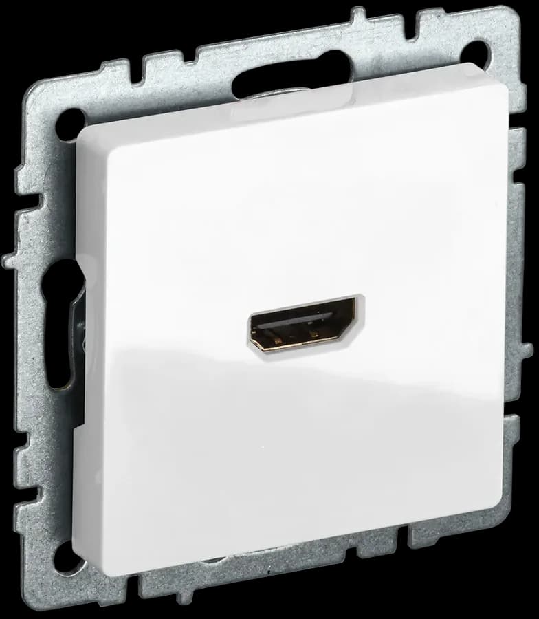 Розетка HDMI IEK BRITE BR-H10-K01 (белый)