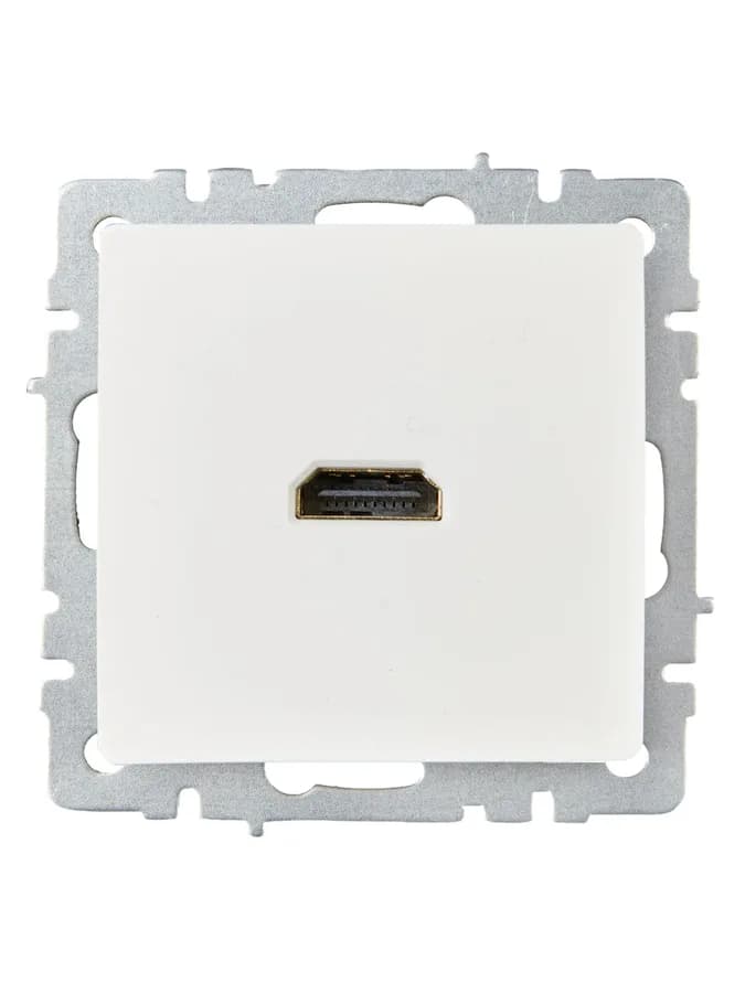 Розетка HDMI IEK BRITE BR-H10-K01 (белый), фото 3