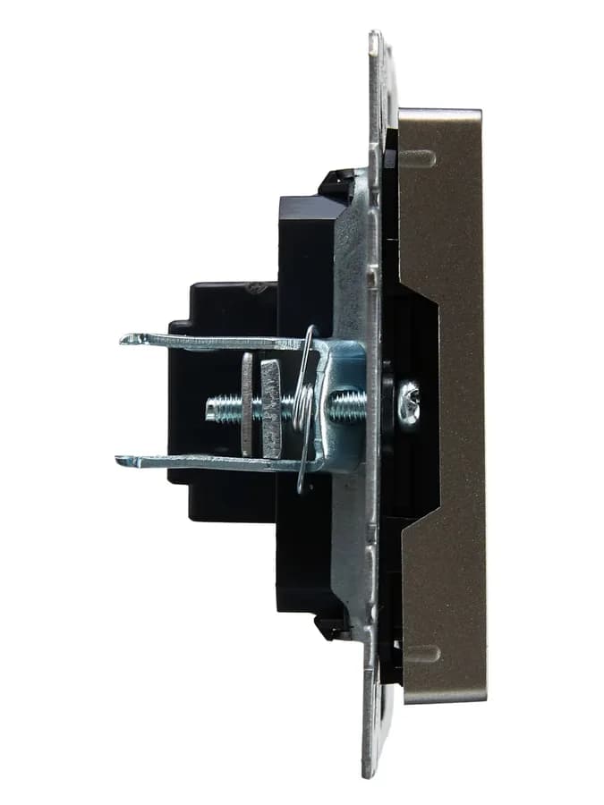 Розетка HDMI IEK BRITE BR-H10-K46 (сталь), фото 2