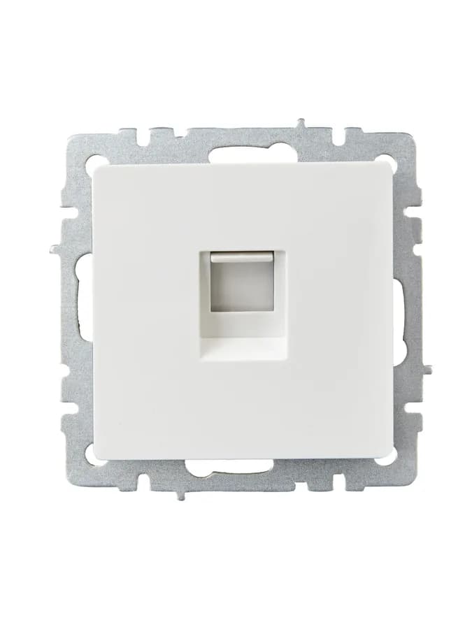 Розетка телефонная IEK BRITE BR-T10-K01 (белый), фото 4