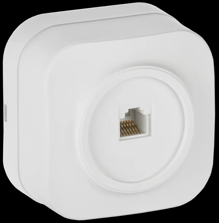 Розетка компьютерная IEK GLORY EKH10-K01M (белый)