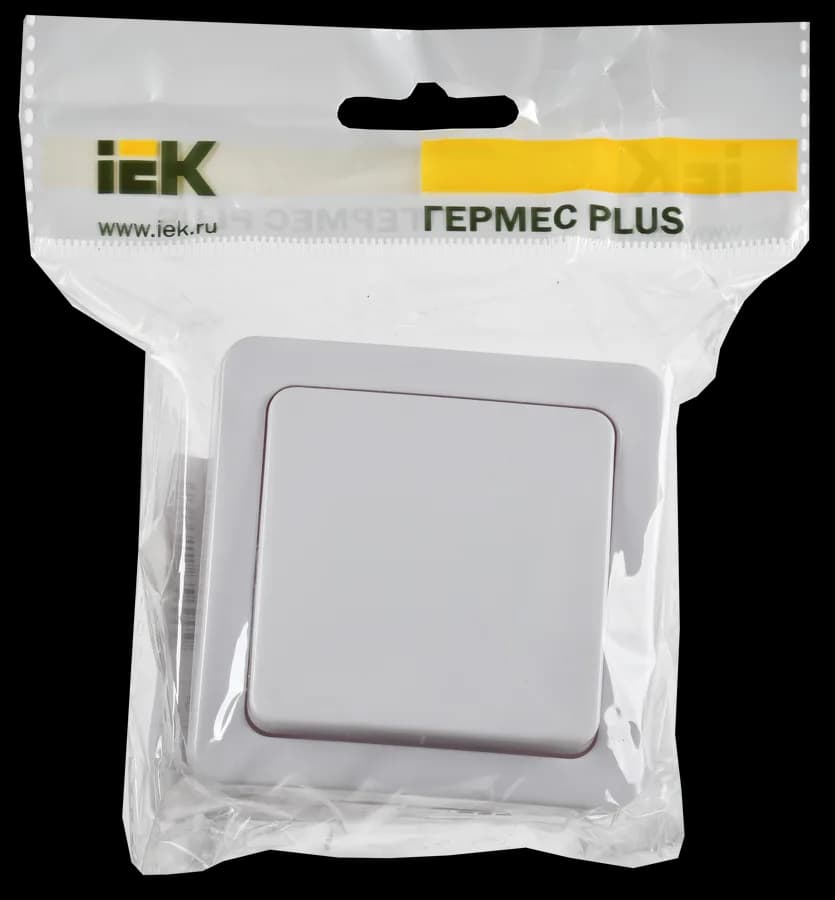 Выключатель 1-клавишный проходной наружный IEK EVMP12-K01-10-54-EC (белый), фото 2