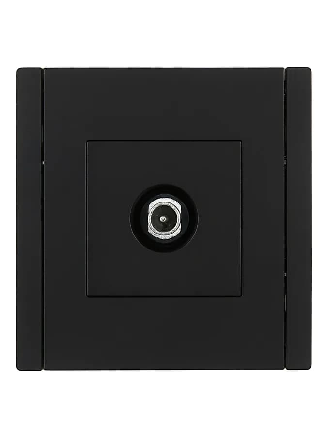 Розетка TV IEK FORTE&PIANO FP-A10-P-K02 (черный), фото 3