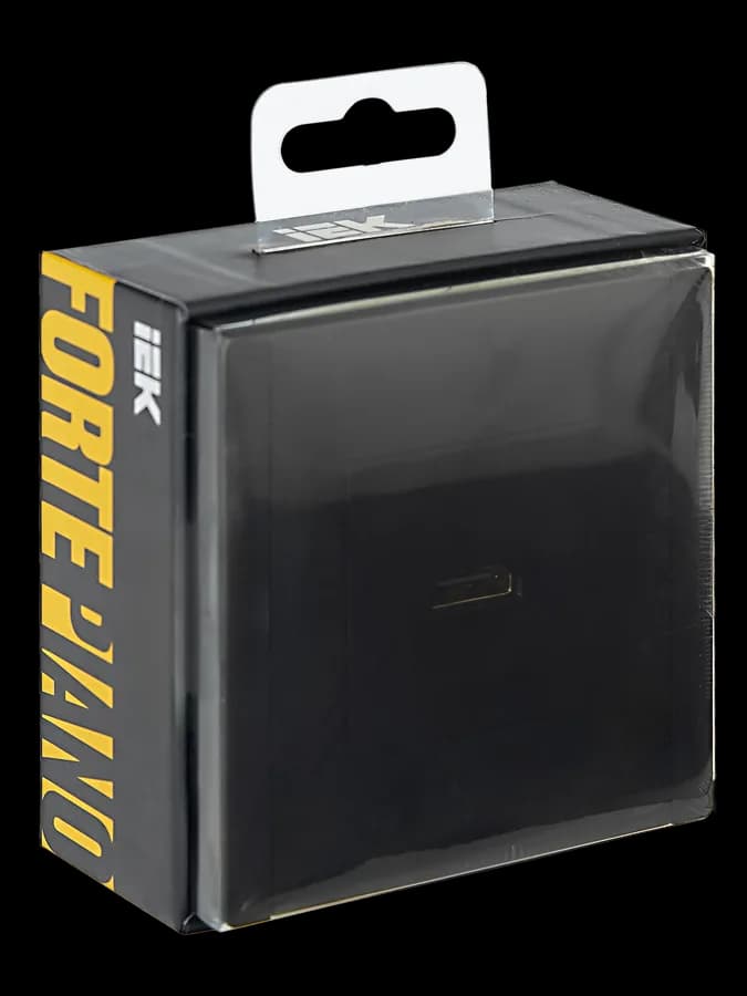 Розетка HDMI IEK FORTE&PIANO FP-H10-K02 (черный), фото 2