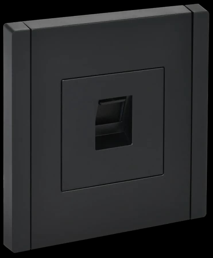 Розетка компьютерная IEK FORTE&PIANO FP-K10-1-K02 (черный)