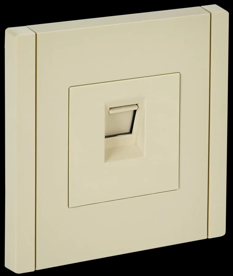 Розетка компьютерная IEK FORTE&PIANO FP-K10-1-K10 (ваниль)