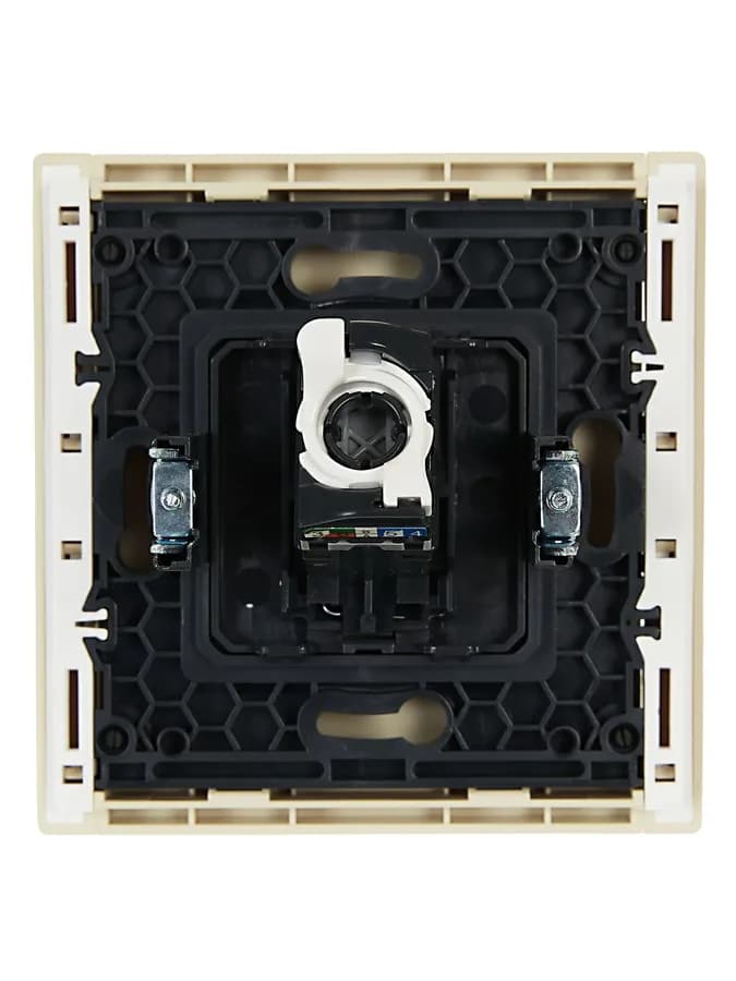 Розетка компьютерная IEK FORTE&PIANO FP-K10-1-K10 (ваниль), фото 3