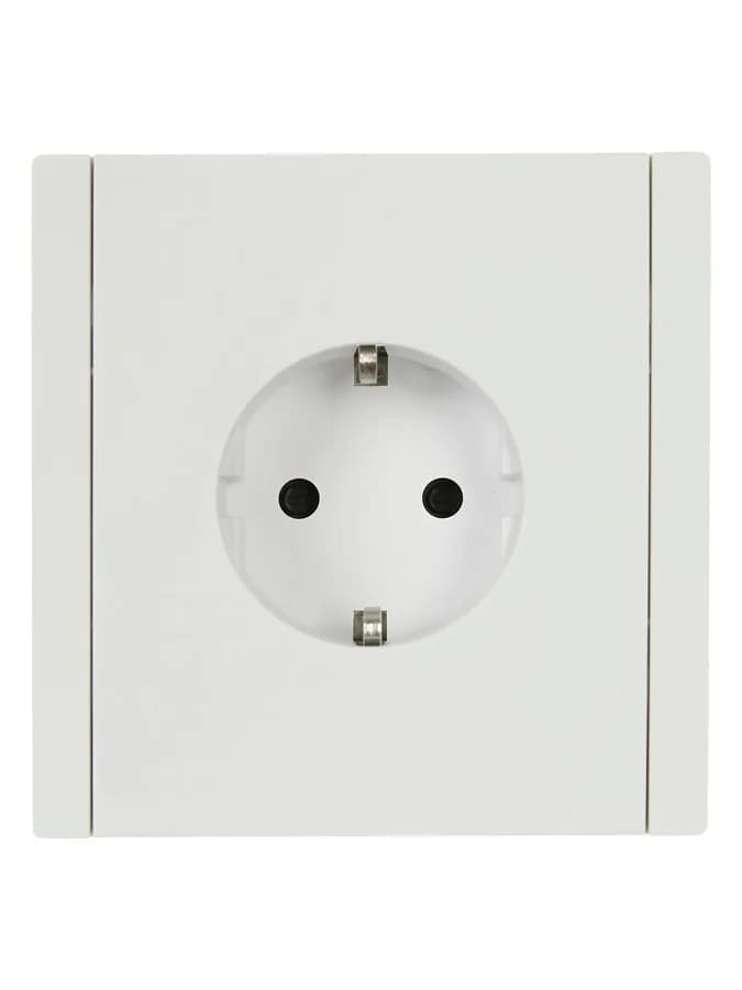Розетка с заземлением и защитными шторками IEK FORTE&PIANO FP-R14-16-1-K01 (белый), фото 4