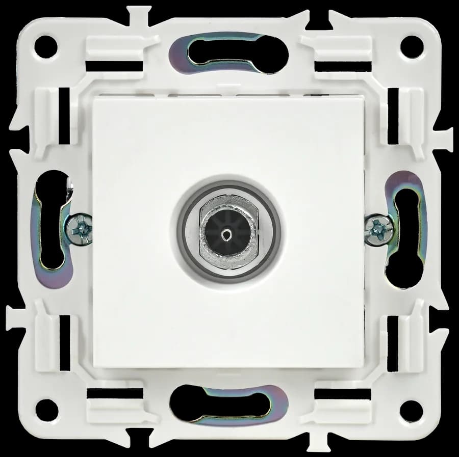 Розетка TV IEK SKANDY SK-A10-O-K01 (белый арктический), фото 3