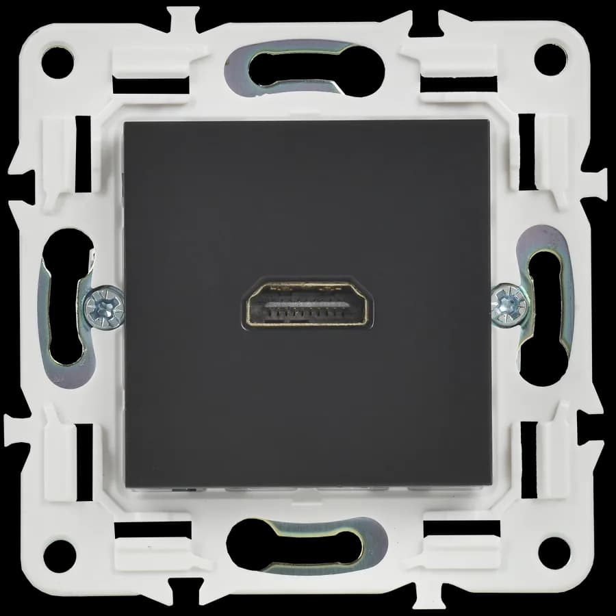 Розетка HDMI IEK SKANDY SK-H10-K02 (черный), фото 3