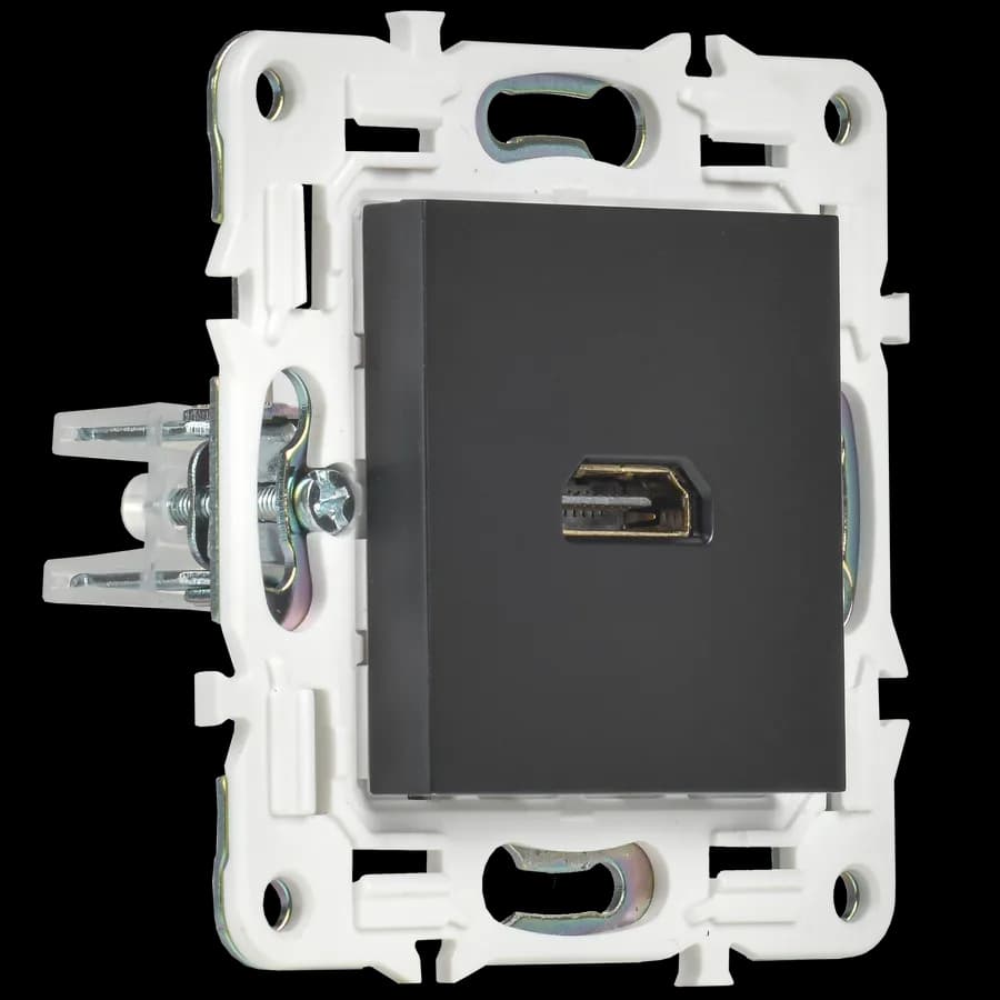 Розетка HDMI IEK SKANDY SK-H10-K02 (черный), фото 4