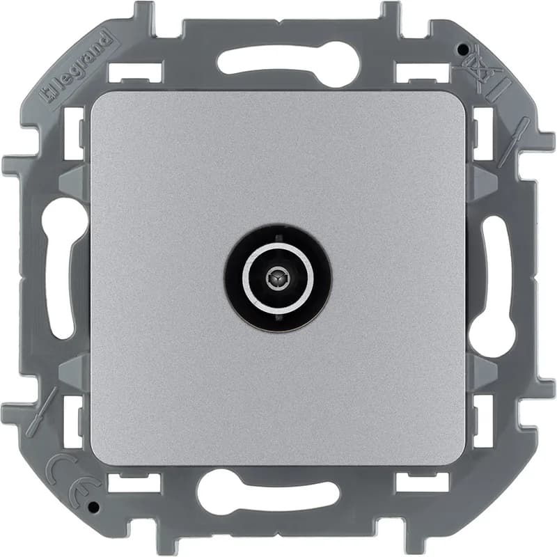Розетка TV проходная Legrand Inspiria 673862 (алюминий)
