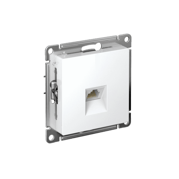 Розетка компьютерная Systeme Electric ATLASDESIGN RJ45 ATN000183 (белая)