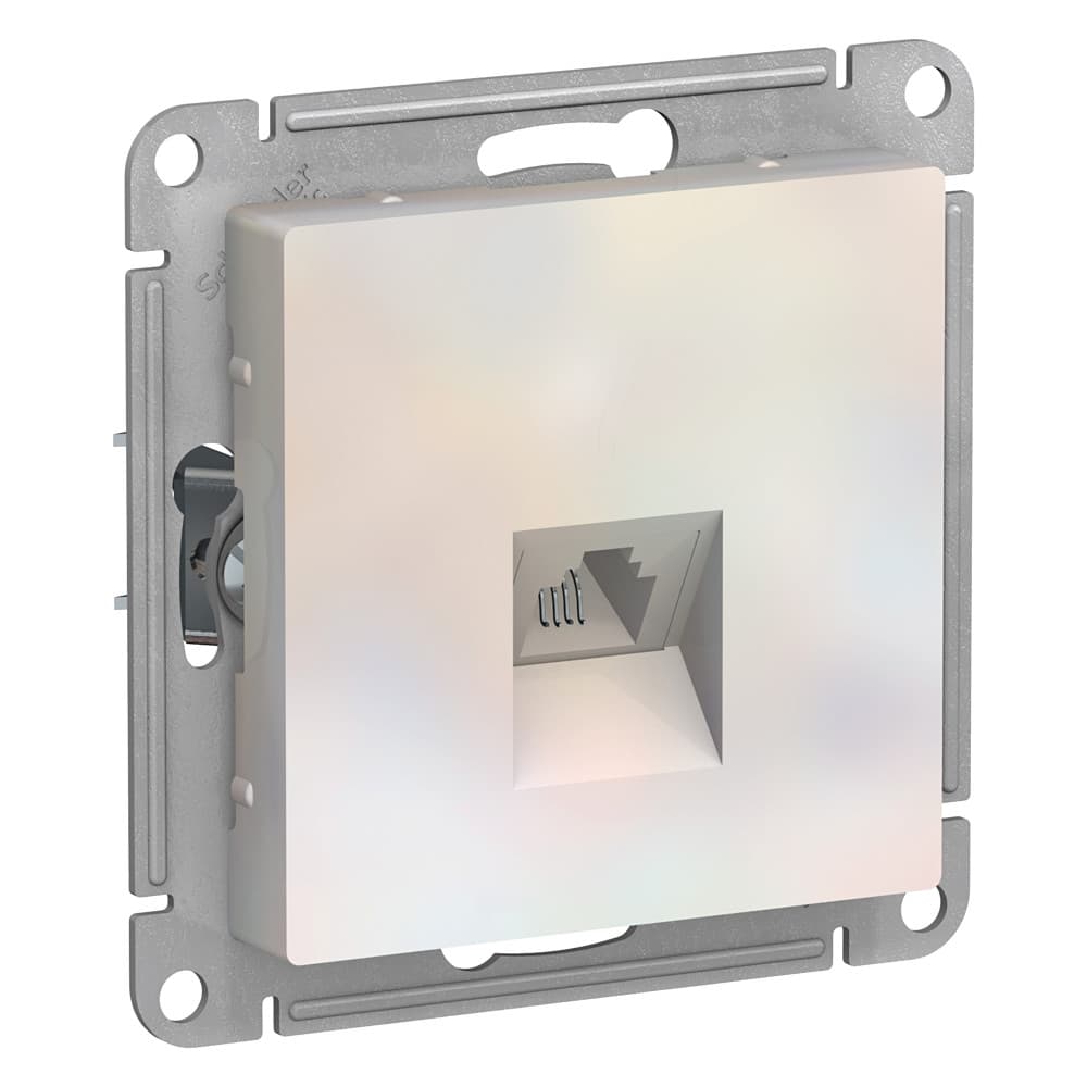 Розетка телефонная Schneider Electric AtlasDesign жемчуг ATN000481