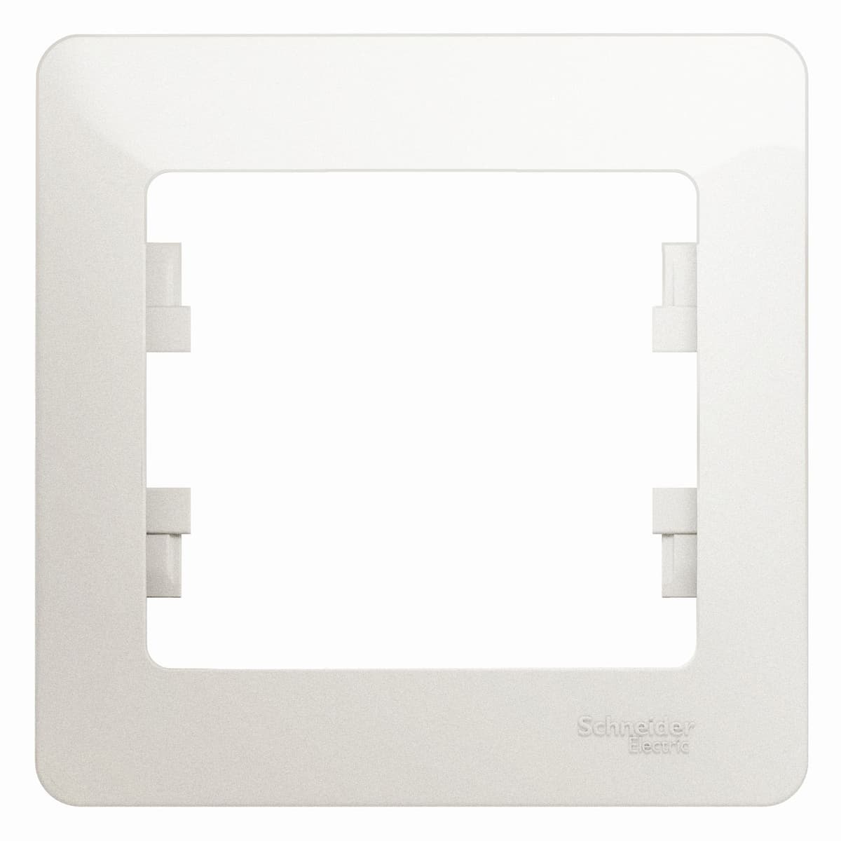 Рамка однопостовая (1-местная) Systeme Electric (Schneider) Glossa, цвет перламутр